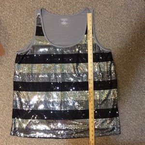 Lane Bryant Tops - Lane Bryant Sequin Shell tank top. Lane Bryant Tops - Lane Bryant Sequin Shell tank top.